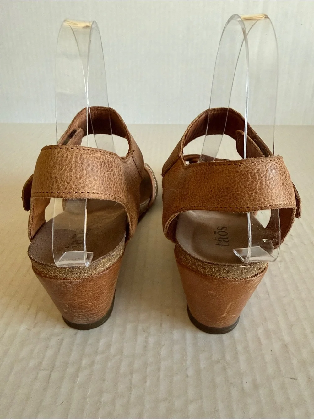 Taos Holiday Leather And Jute Wedge Sandals